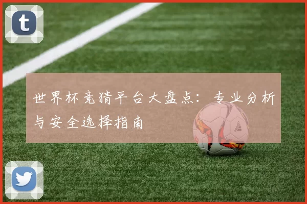 世界杯竞猜平台大盘点：专业分析与安全选择指南